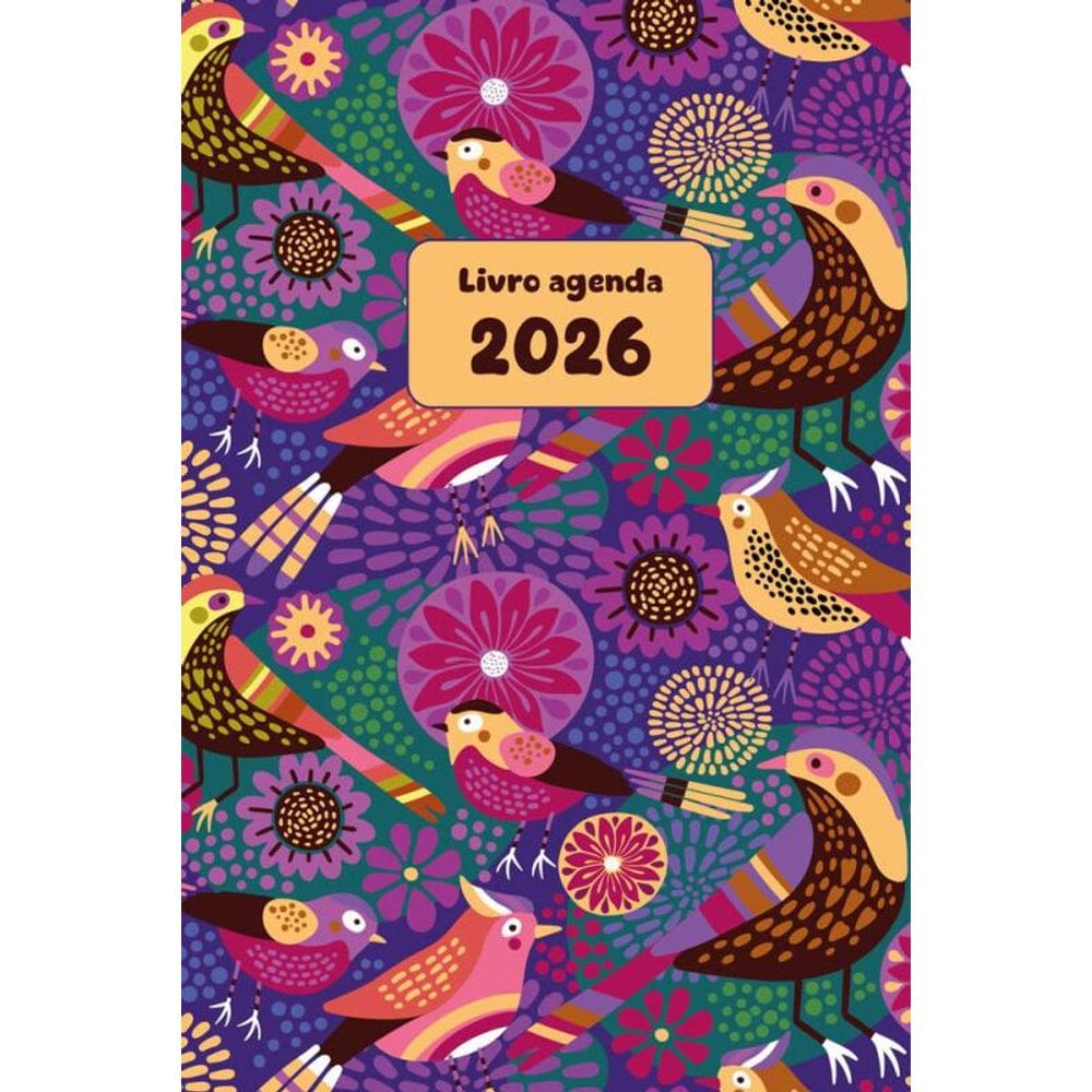Livro Pássaros - Agenda 2026