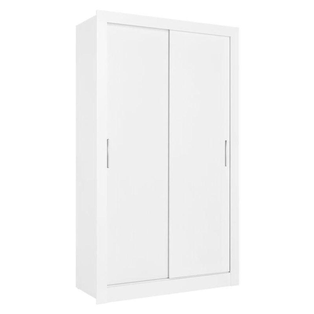Guarda Roupa Solteiro City 2 Portas Branco Acetinado - Thb