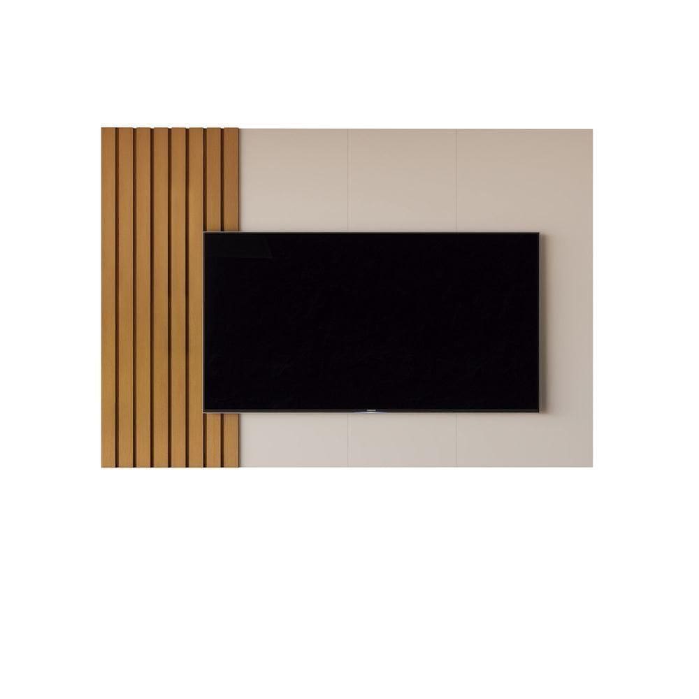 Painel Boto Off White Com Nature - Moveis Jb