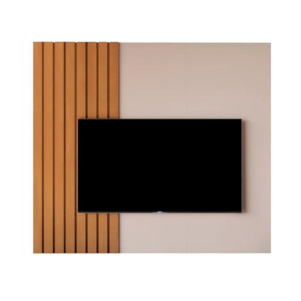 Painel Boto Off White Com Nature - Moveis Jb