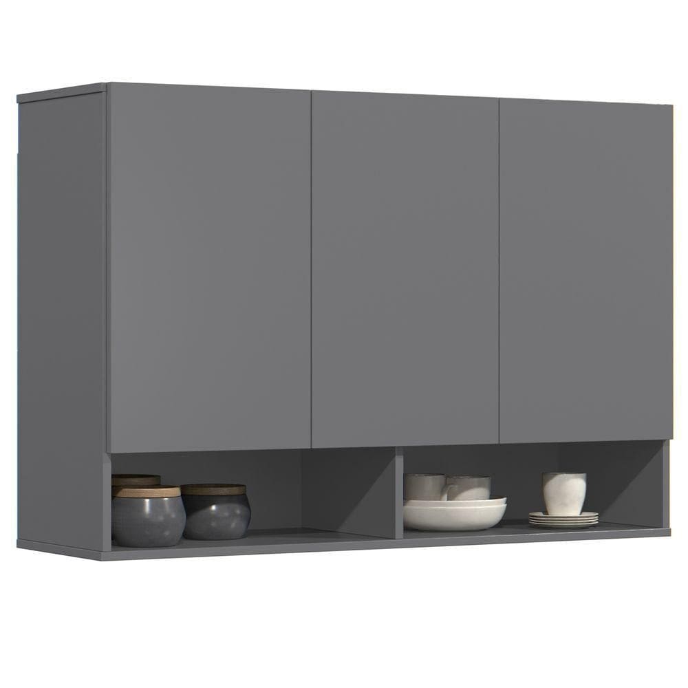 Armario De Cozinha Milão Cinza