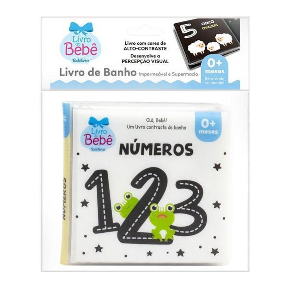 Olá, Bebê! Um Livrinho Contraste de Banho: Números