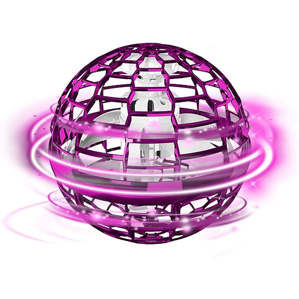 Bola Spinner Voadora LED Brinquedo Divertido Colorido Boomerang Drone