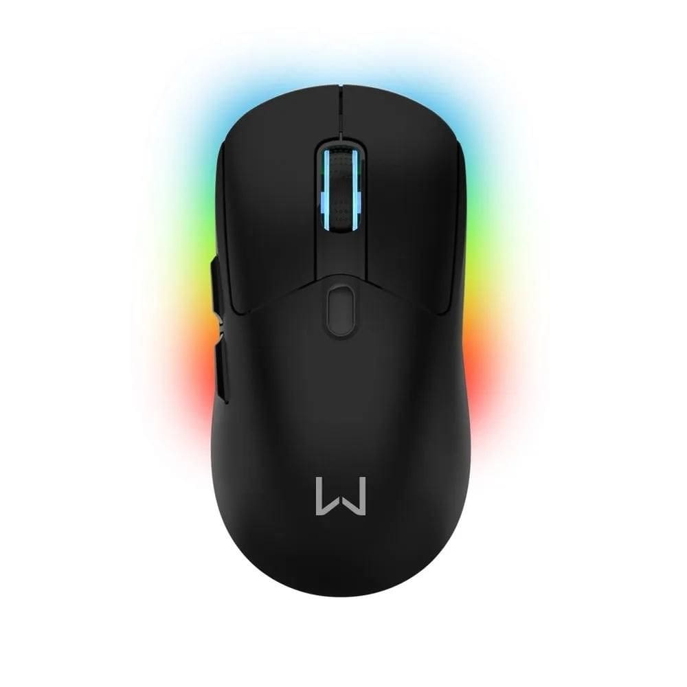 Mouse Gamer sem Fio Warrior Magnus, Preto, com Base, 10000dpi, RGB, MO421