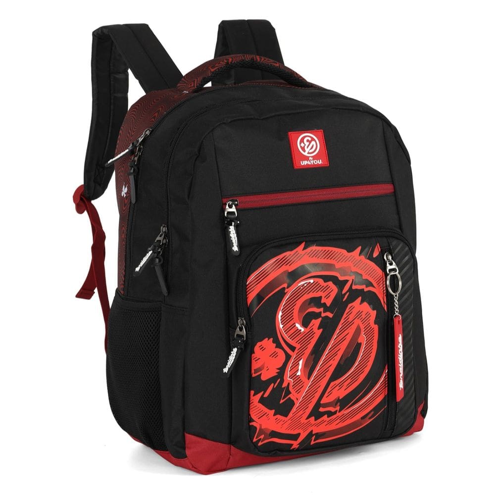 Mochila Escolar Grande De Costas Youtuber Enaldinho Vermelho