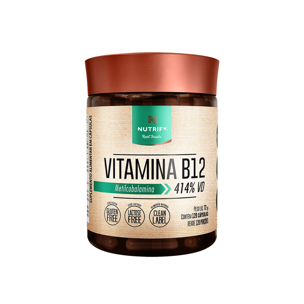 Vitamina B12 Nutrify 60 cápsulas
