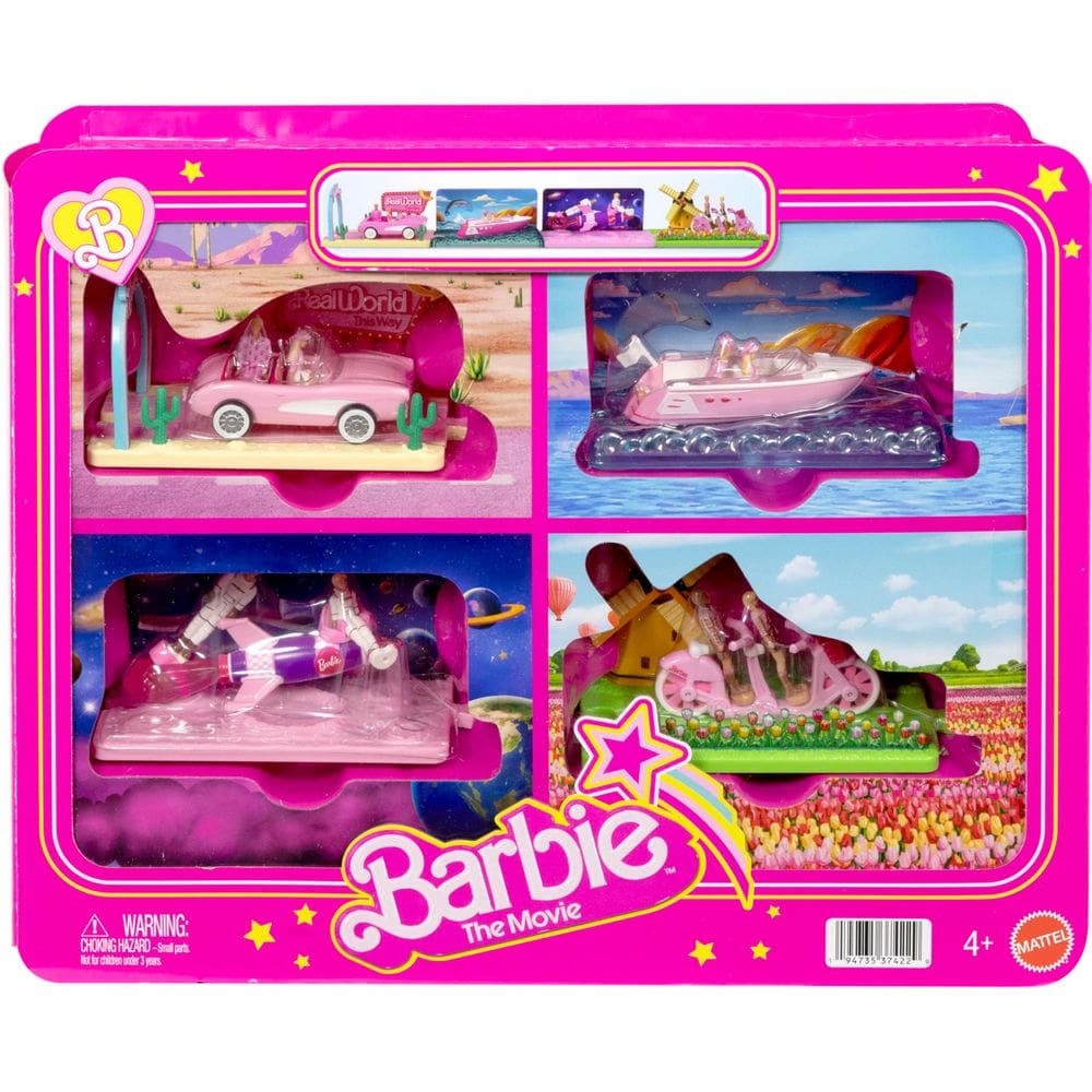 Coleção de veículos de brinquedo Barbie Mini Barbie e o filme