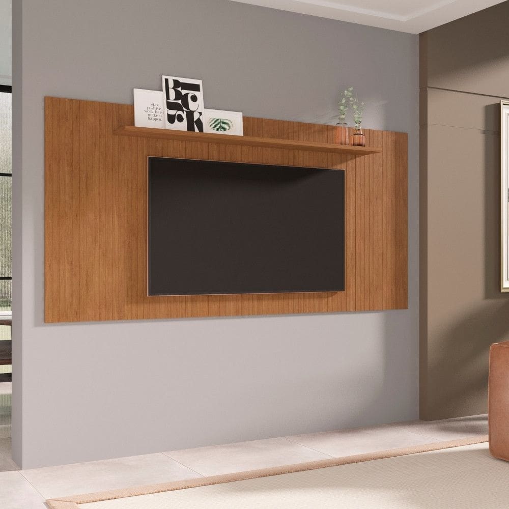 Painel Frisado para TV ate 65 Polegadas Siena Casa D