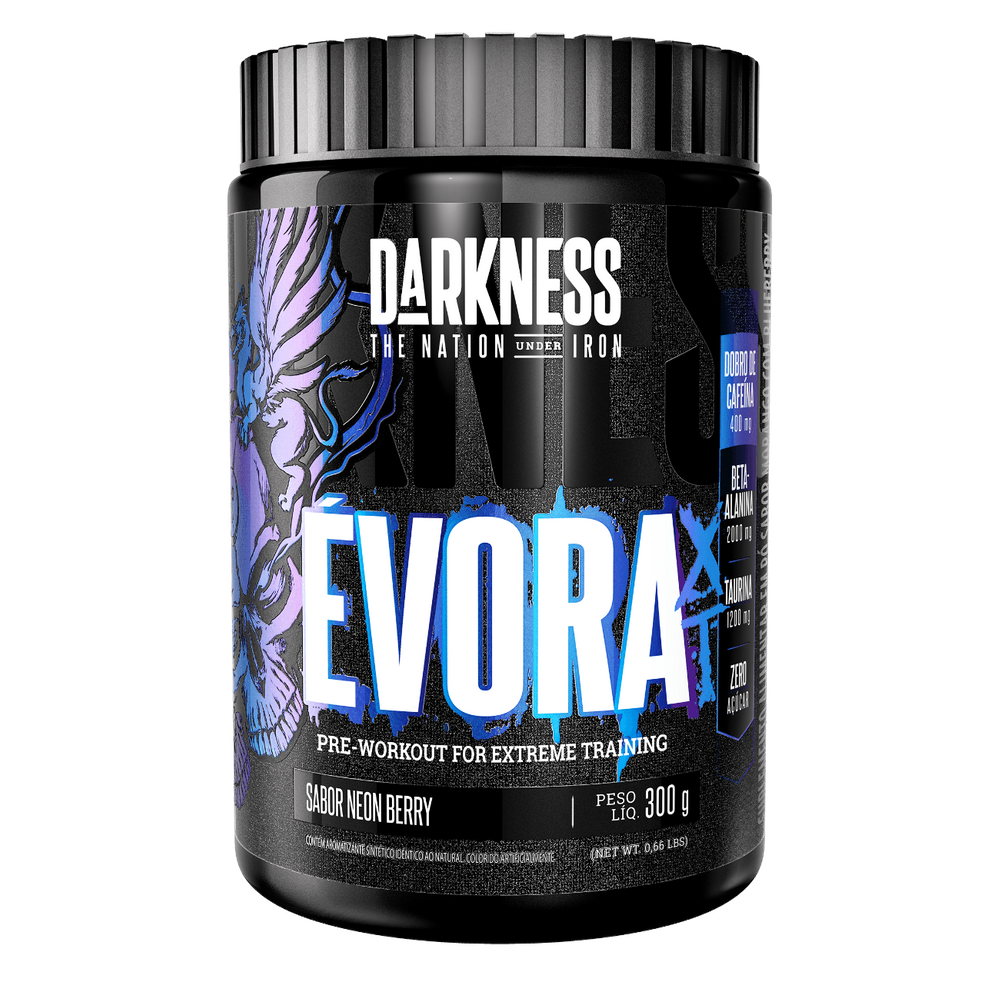 Pré-treino com cafeína Évora XT 300g Darkness