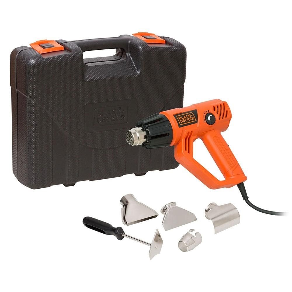 Soprador Térmico Black Decker HG2000K, 1800 Watts, 5 Peças - 220 Volts