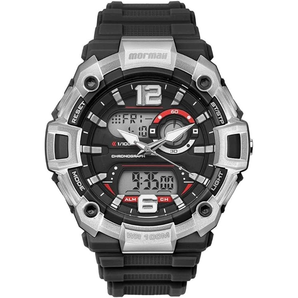 Relógio MORMAII masculino analógico digital MO17738R/8P