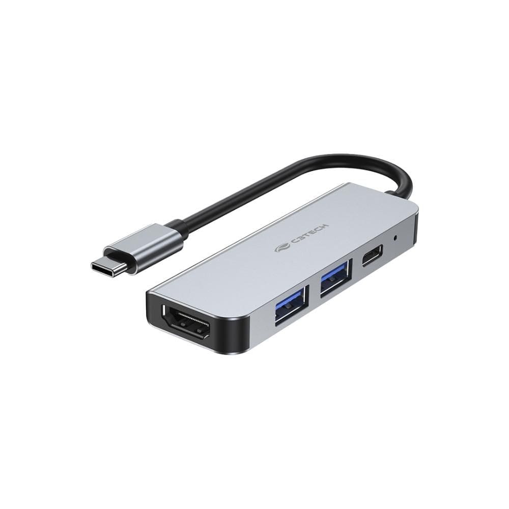 Hub Usb C3tech HU-D50GY 4 Portas