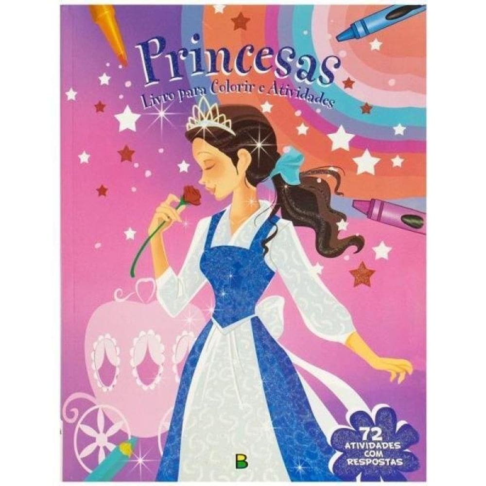 Livro Para Colorir E Atividades: Princesas