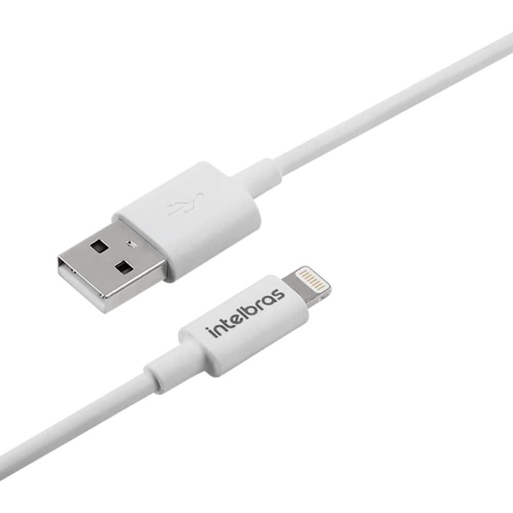 Cabo USB para Lightning Intelbras 1.2m Branco