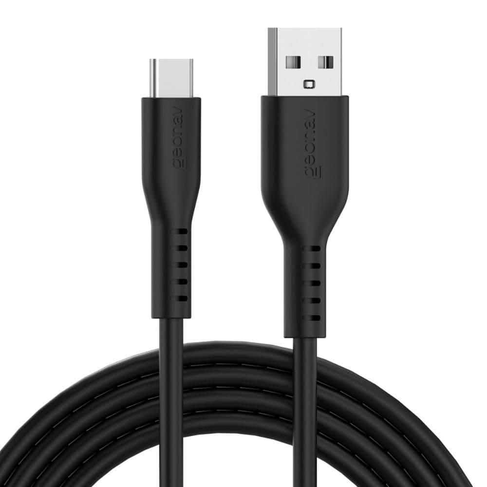 Cabo Usb-A Para Usb-C Preto Silicone 1,5M Esc05Sbk Geonav