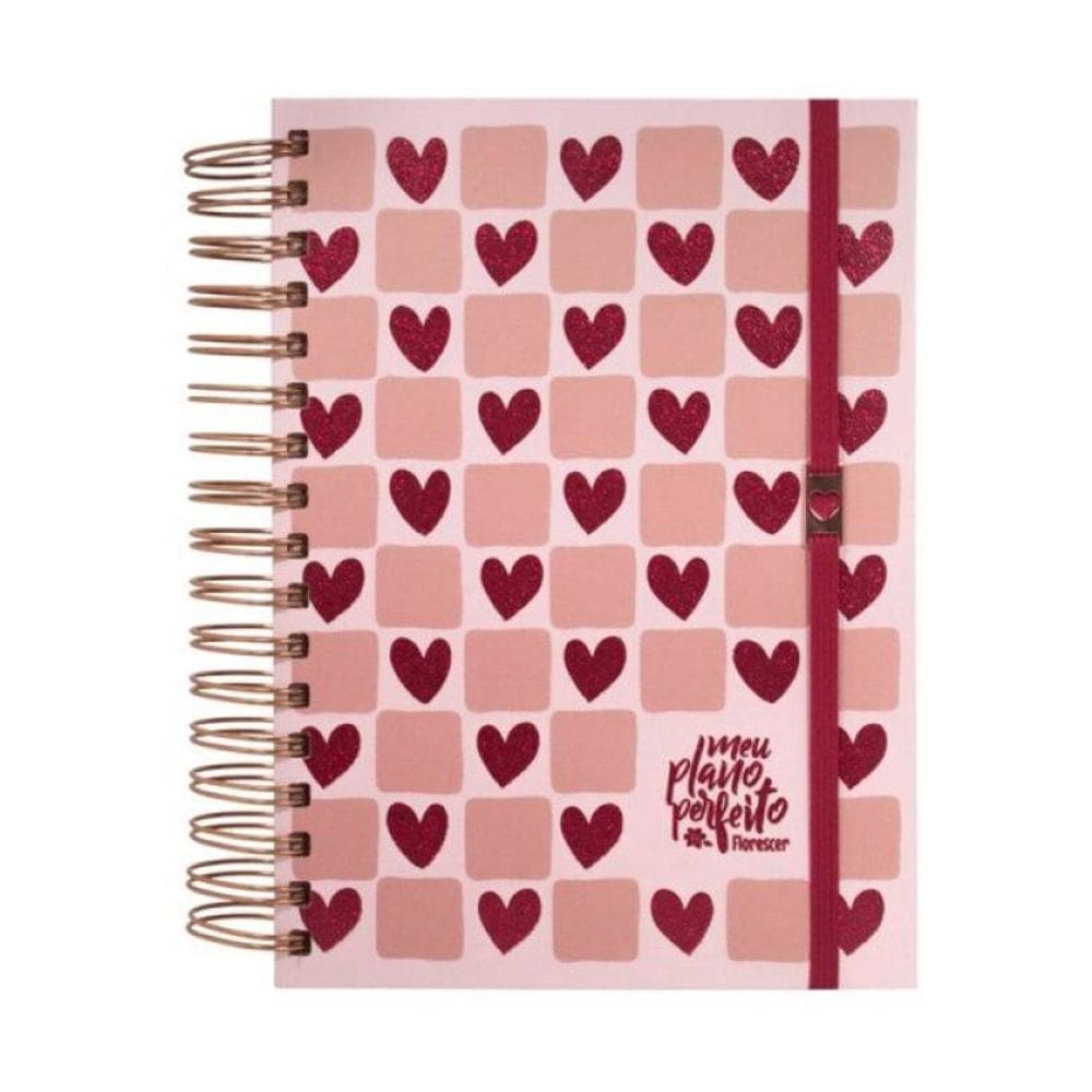 Meu Plano Perfeito: Florescer, Planner Sem Data Para Adolescentes, Capa Coração | Planner 2026