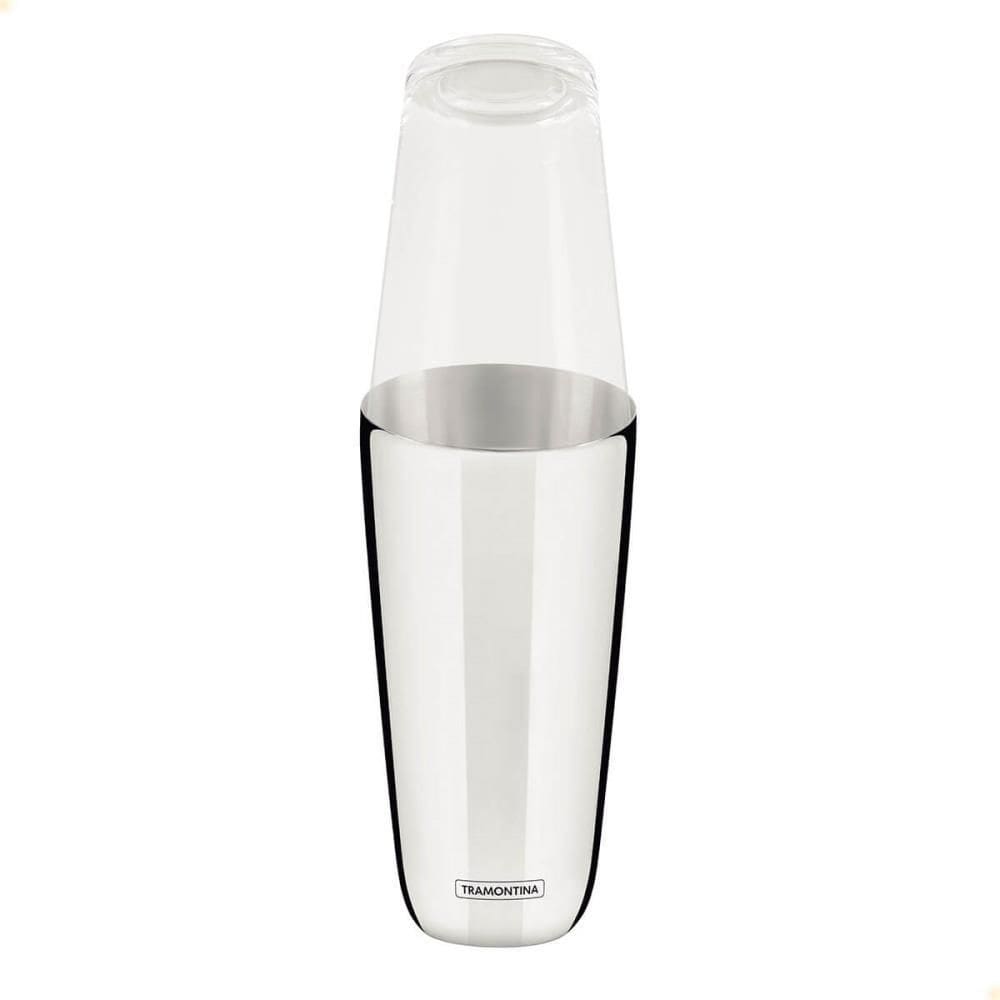 Coqueteleira Boston Tramontina em Aço Inox e Tampa em Vidro 700 ml 61346100