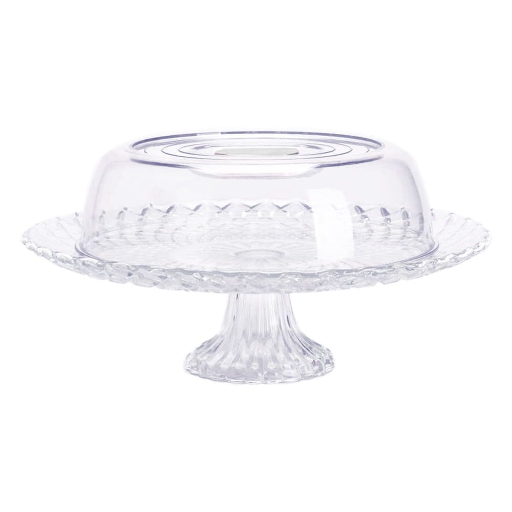 Boleira de Vidro com Tampa Confit CV244787 32cm Cazza