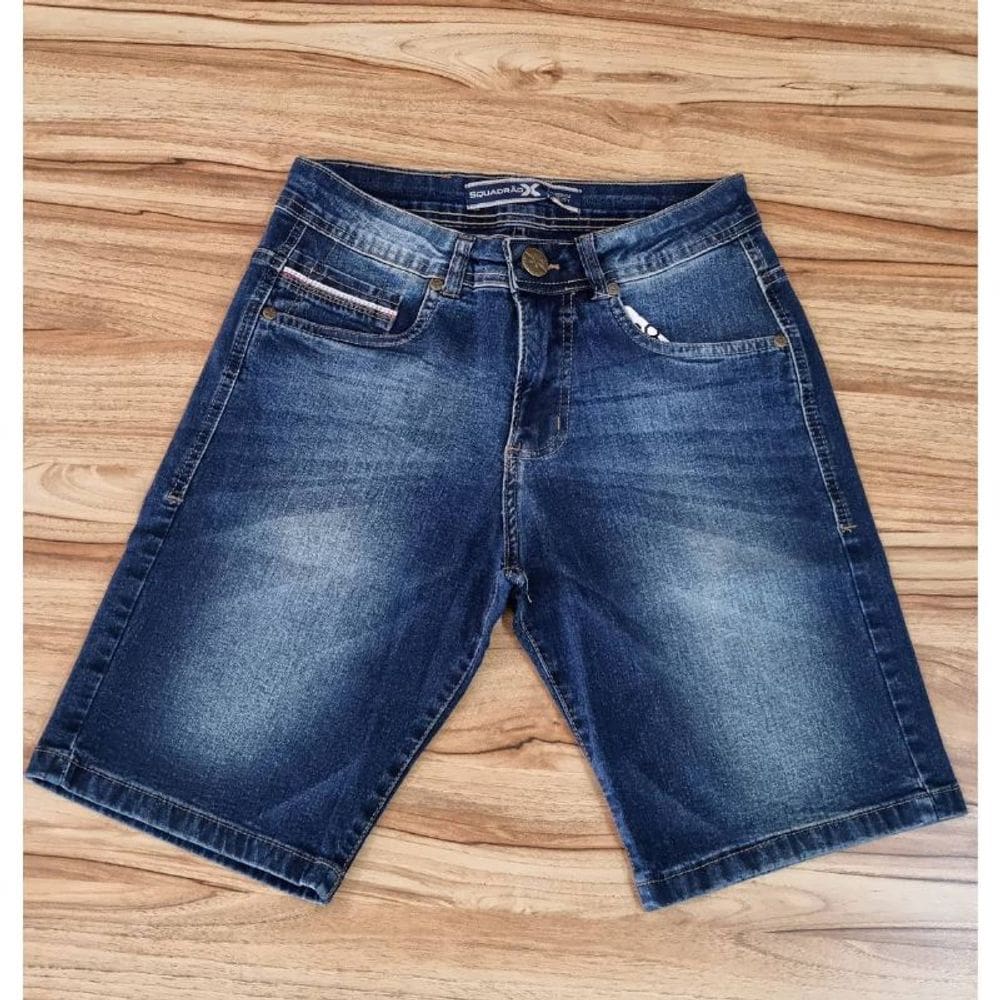 Bermuda Jeans Masculina Squadrão Conforto e Estilo Casual