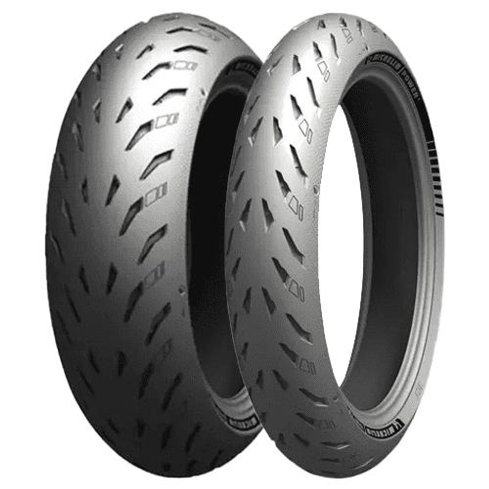 Par Pneus 120/70r17 + 190/55r17 Zr Power 5 Michelin Ninja 1000
