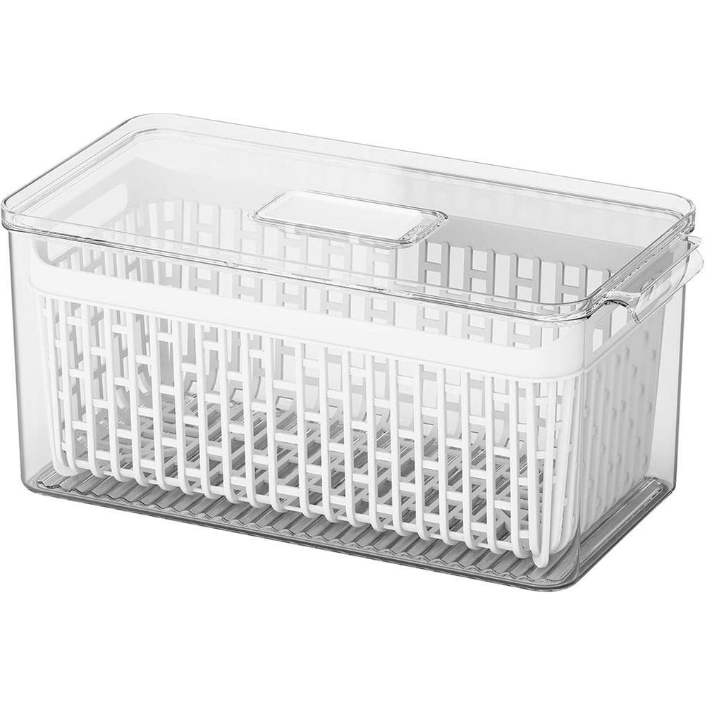 Organizador de Geladeira com Cesto 6 Litros Coza Dry Cristal