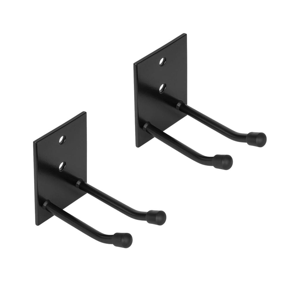 Kit 2 Suportes de Parede 7cm Organizador Multiuso para Rodos e Vassouras - 2 Lugares - NV801PR