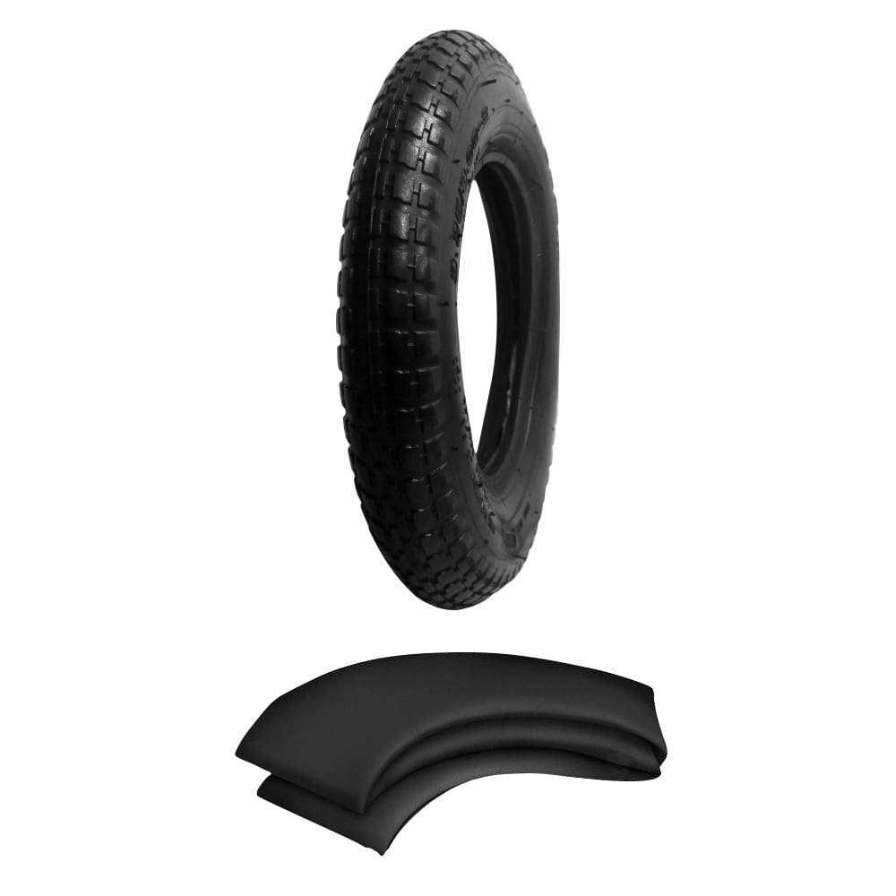 Kit Pneu Carrinho De Mão 325-8 4 Lonas Buffalo + Câmara