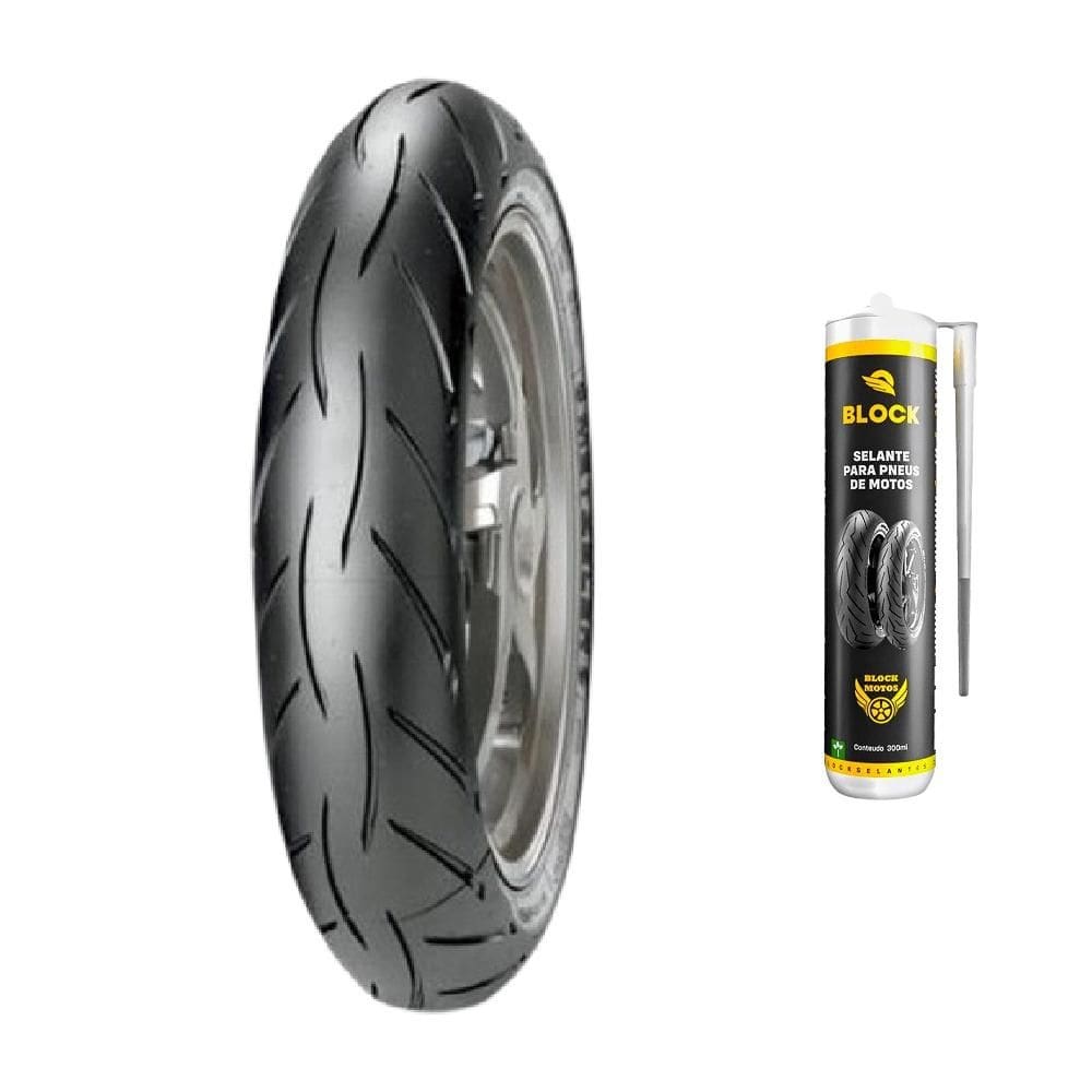 Pneu Cbx 250 Twister Fazer 250 100/80r17 52h Tl M5 Metzeler + Selante