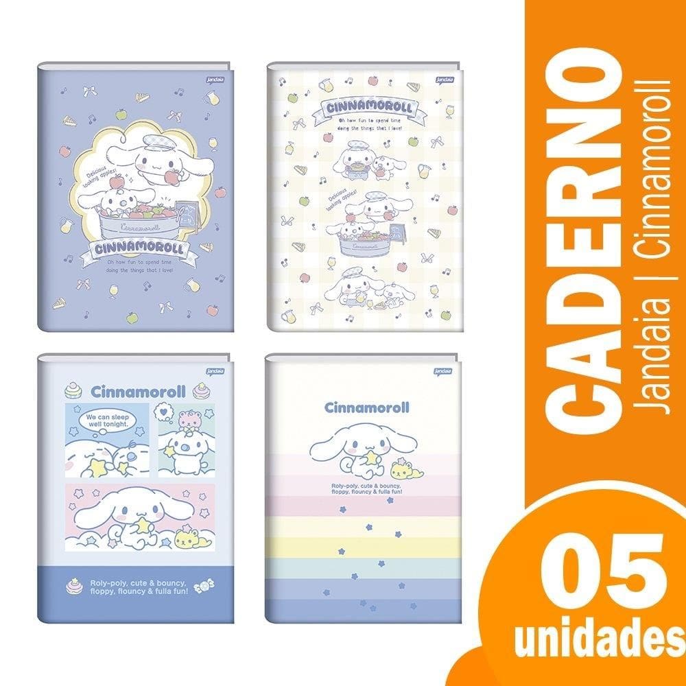 Cad.Costurado Univ.C.Dura Jandaia Cinnamonroll 5X80fls