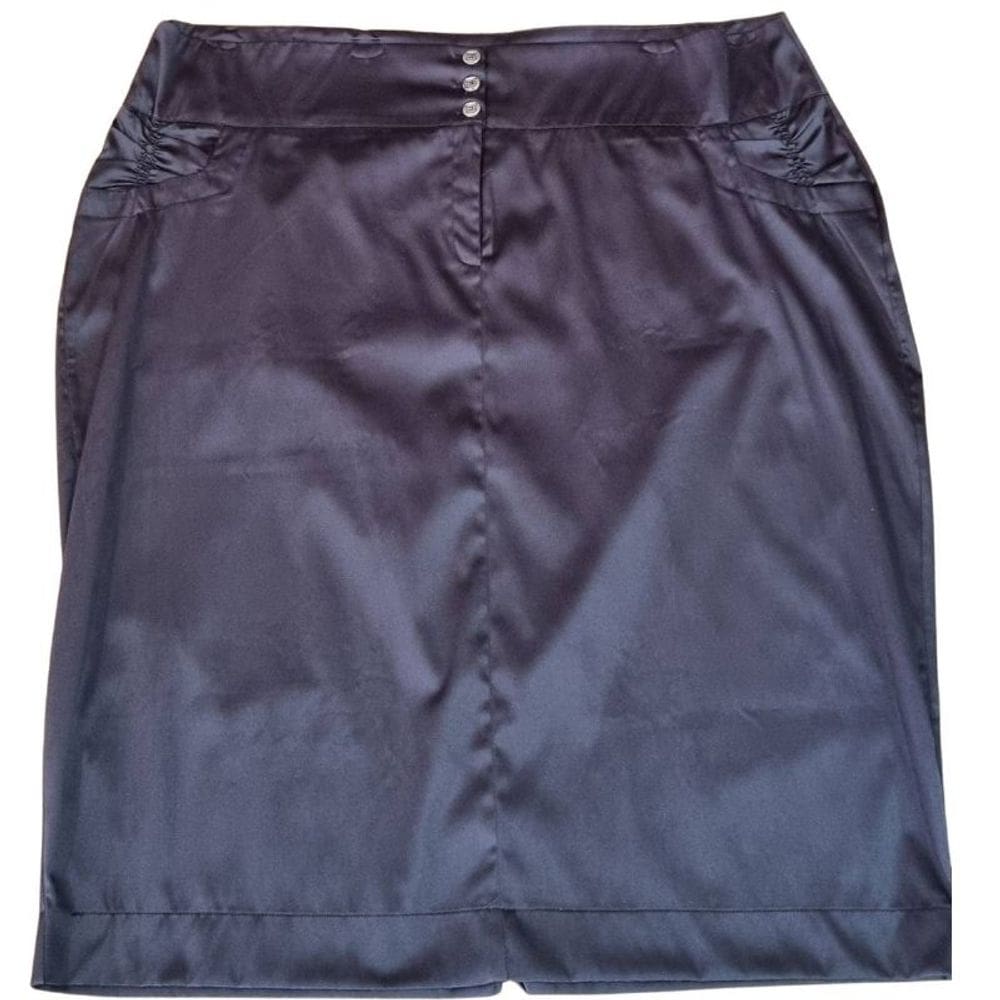 Saia Feminina Judiely Cetim Morena Luz Plus Size