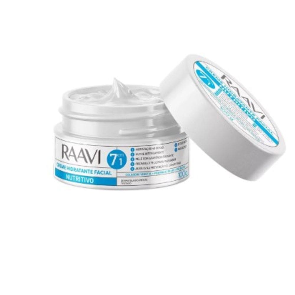Creme Hidratante Facial Raavi 100G Creme Hidratante Facial Raavi 100G:Nutritivo