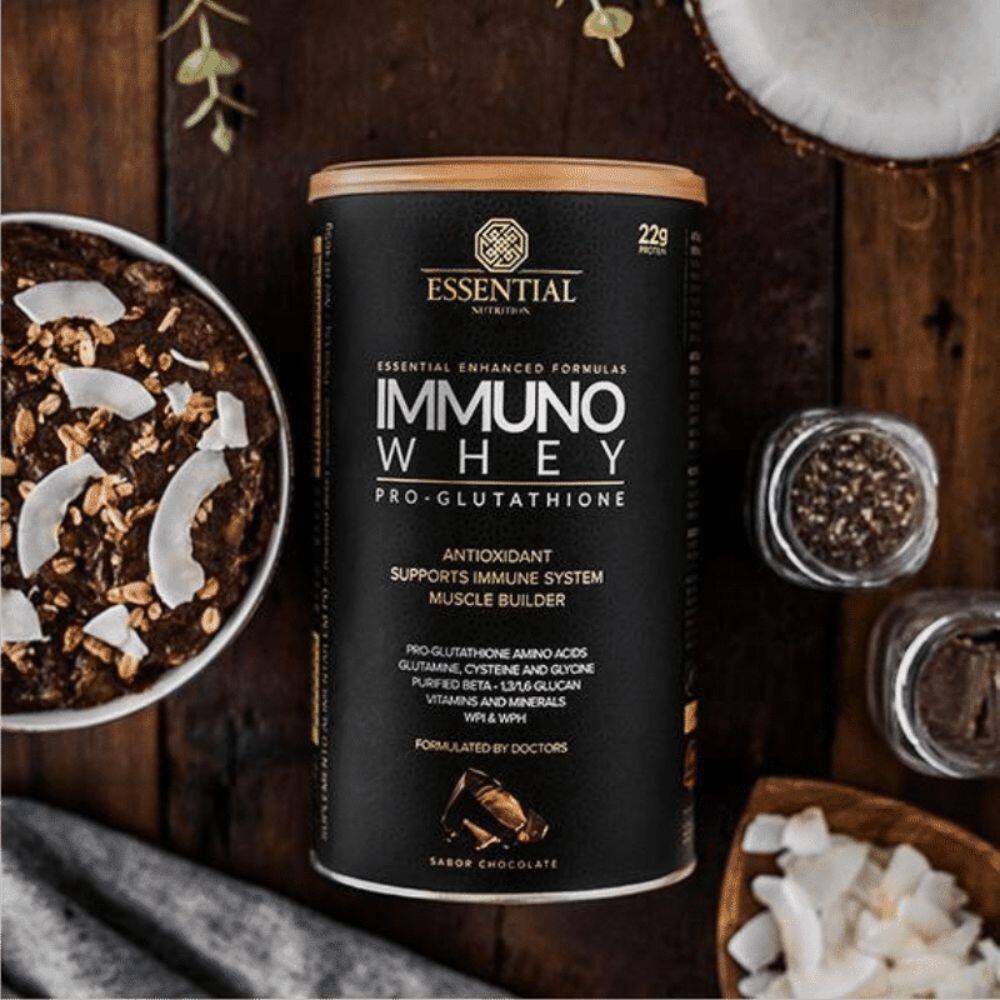 immuno whey pro glutathione para que serve Essential Nutrition Pro-Glutathione Sabor bpc-157 cost dallas clinics glutathione face wash uses Color:A5 Flat Bottle Black