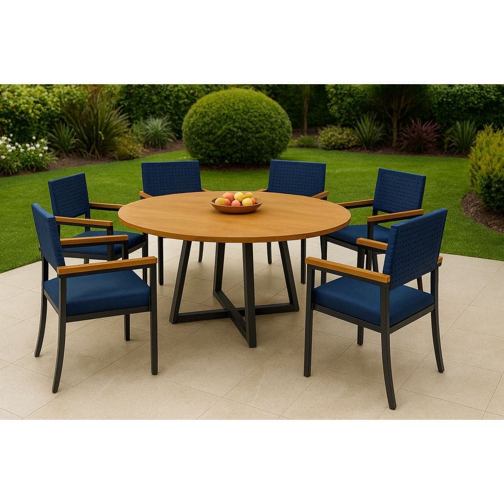 Conjunto Náutico de Área Gourmet 6 Cadeiras 1,50m  - Solara