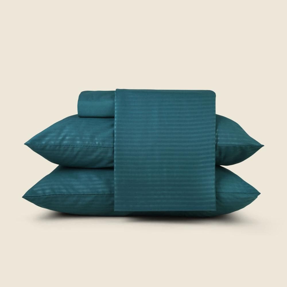 Jogo de Cama Stripes Microfibra Verde - A\\CASA