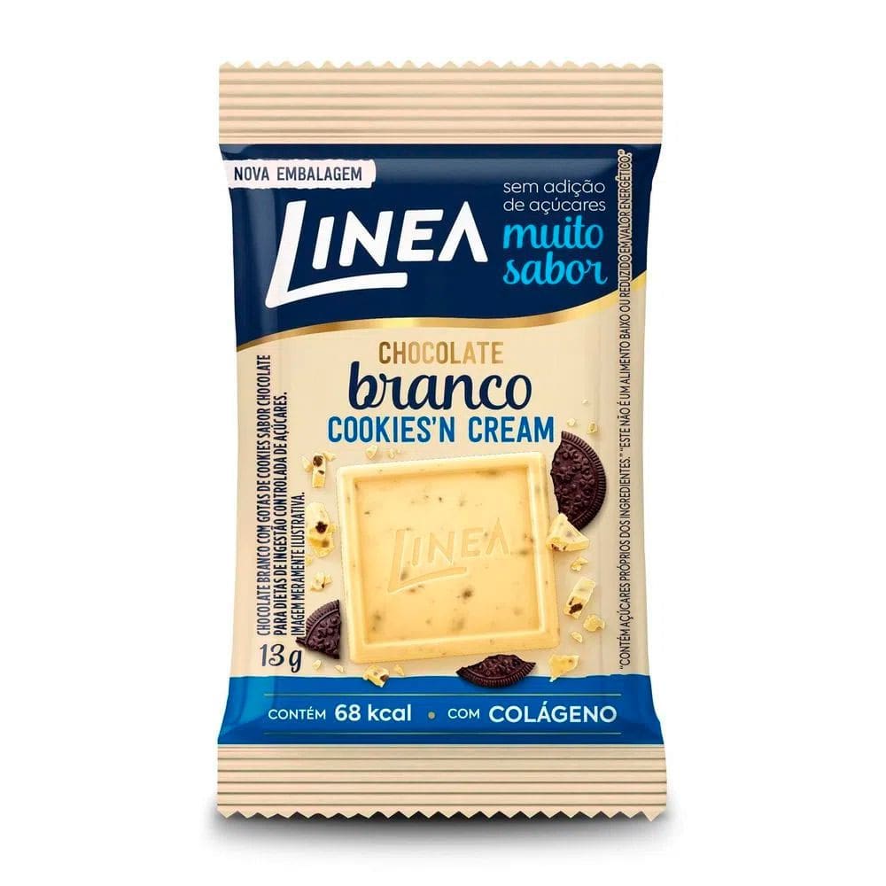 Chocolate Branco Mini Linea Sabor Cookies`n Cream 13g