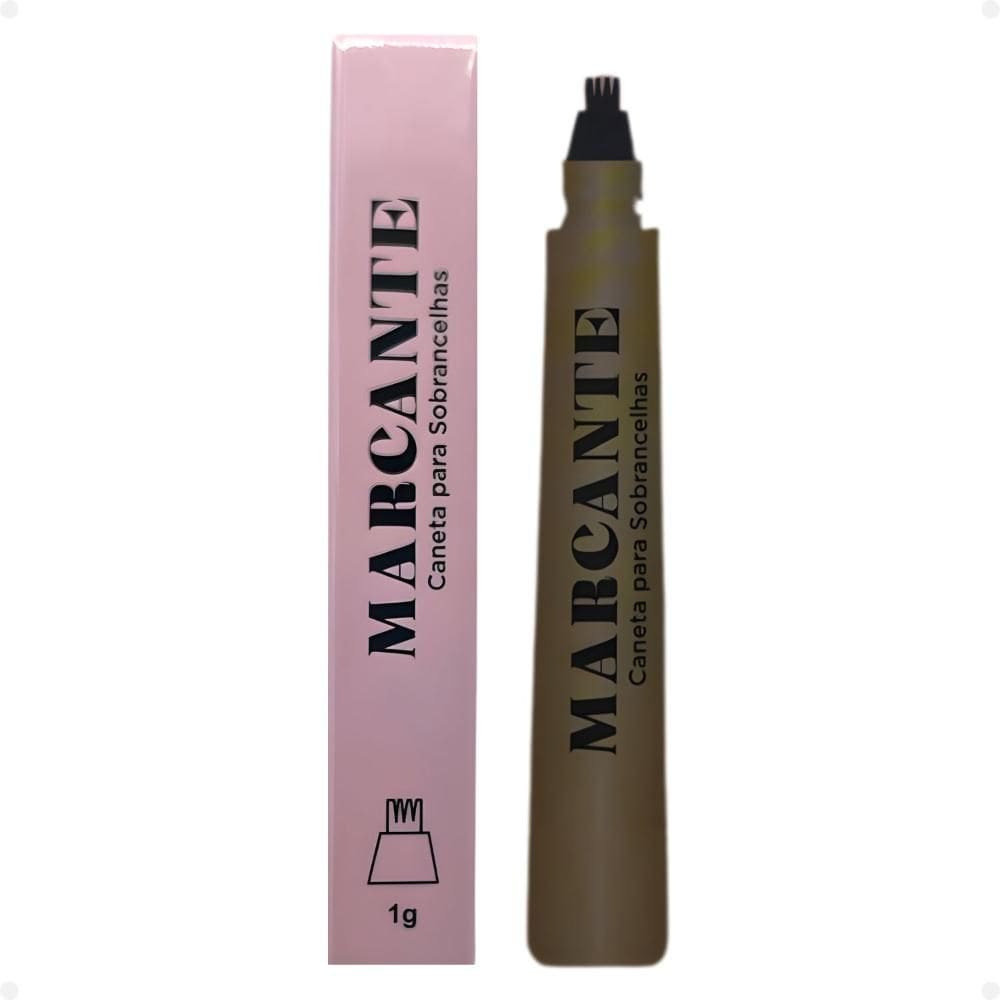 Caneta Para Sobrancelhas Jasmyne Marcante Marrom Claro JS21002