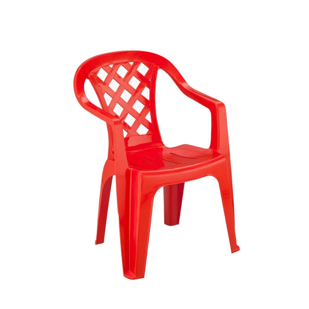 Cadeira Plástica Empilhável Giorgia Vermelha Pisani