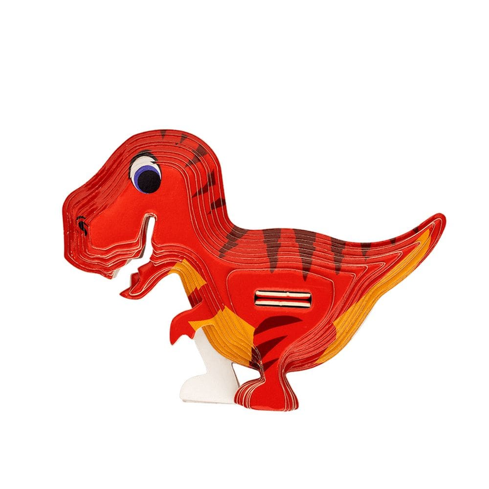 Quebra Cabeça 3D Infantil Dipedu Dino T-Rex 18 Peças - Brw 3007