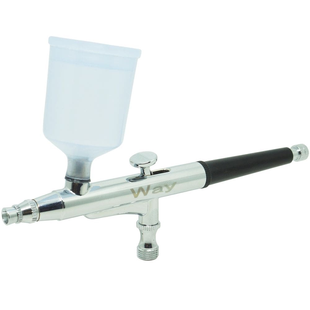 Caneta Aerógrafo Aerográfica Dupla Ação Profissional 0,3 mm 2 Canecas Importway IWCA-2C