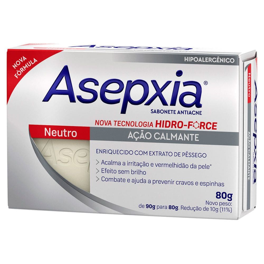 Sabonete Asepxia Neutro Acao 80g