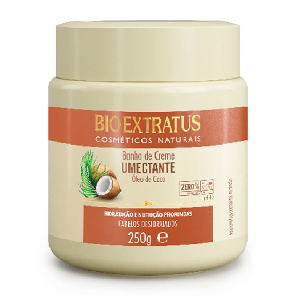 Banho de Creme Bio Extratus Umectante Óleo de Coco 250g