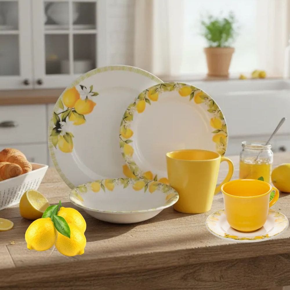 Aparelho de Jantar Siciliano 36pç Cerâmica Lyor