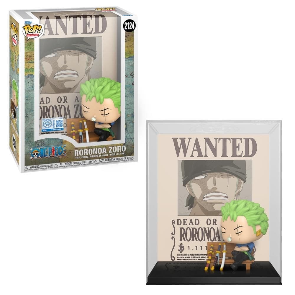 Boneco Funko Pop! Poster Exclusivo One Piece - Zoro