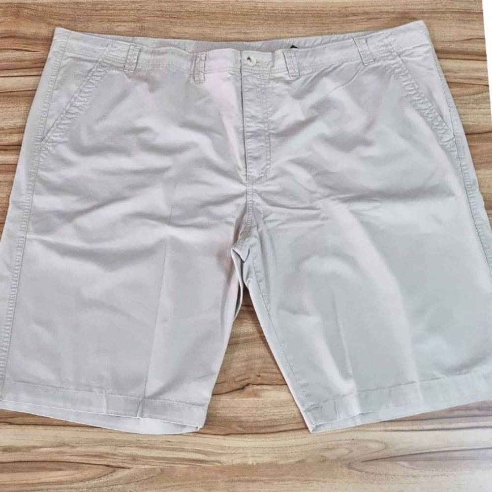 Bermuda Masculina Sarja Jamer Plus Size 100% Algodão