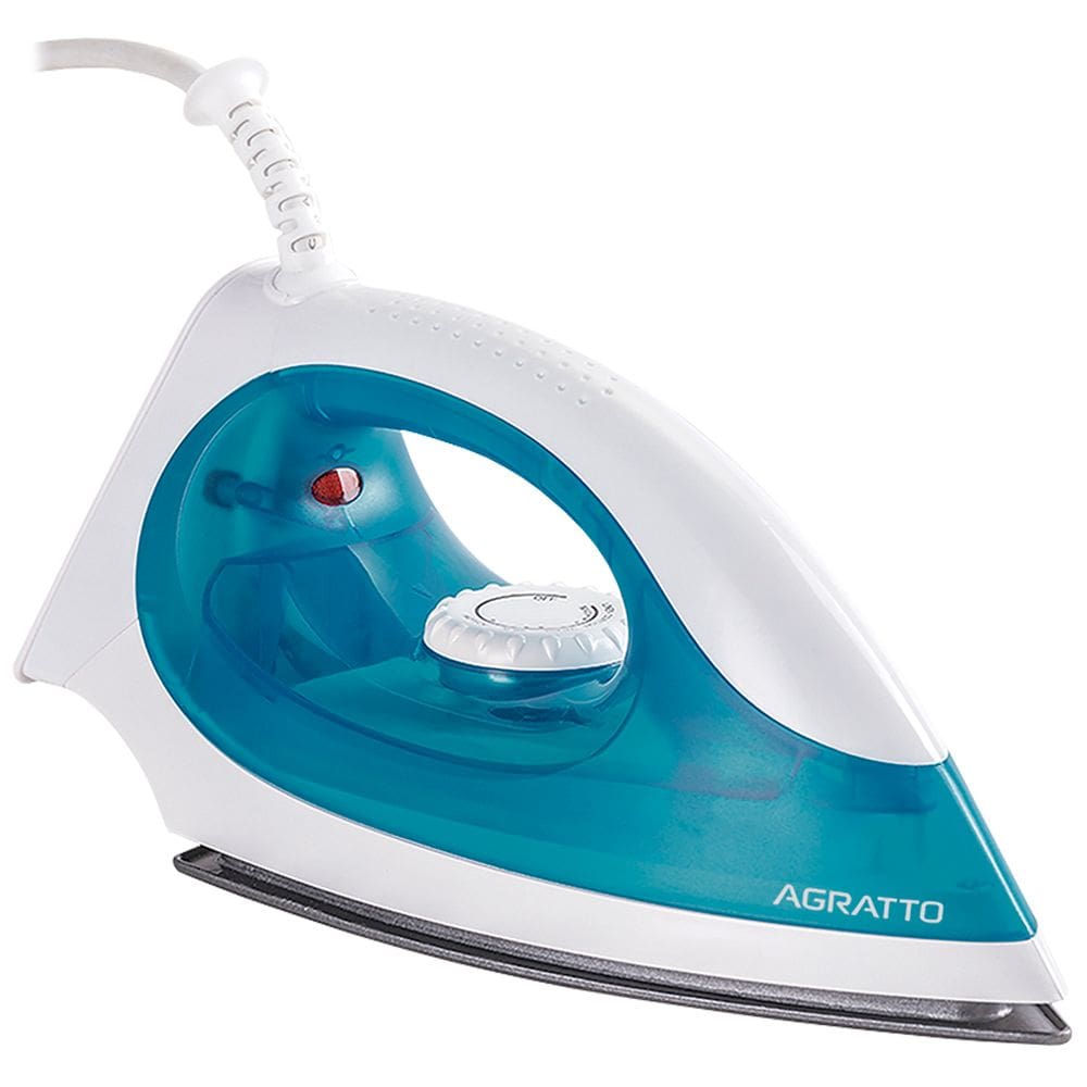 Ferro de Passar Roupa a Seco Base Antiaderente Controle de Temperatura 220V Agratto Facile