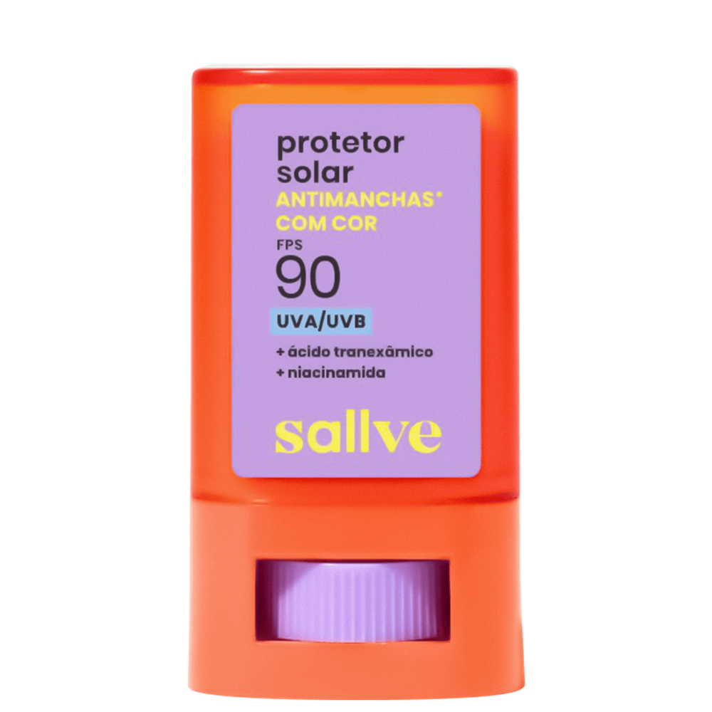 Sallve Antimanchas FPS 90 Cor 3 - Protetor Solar 15g