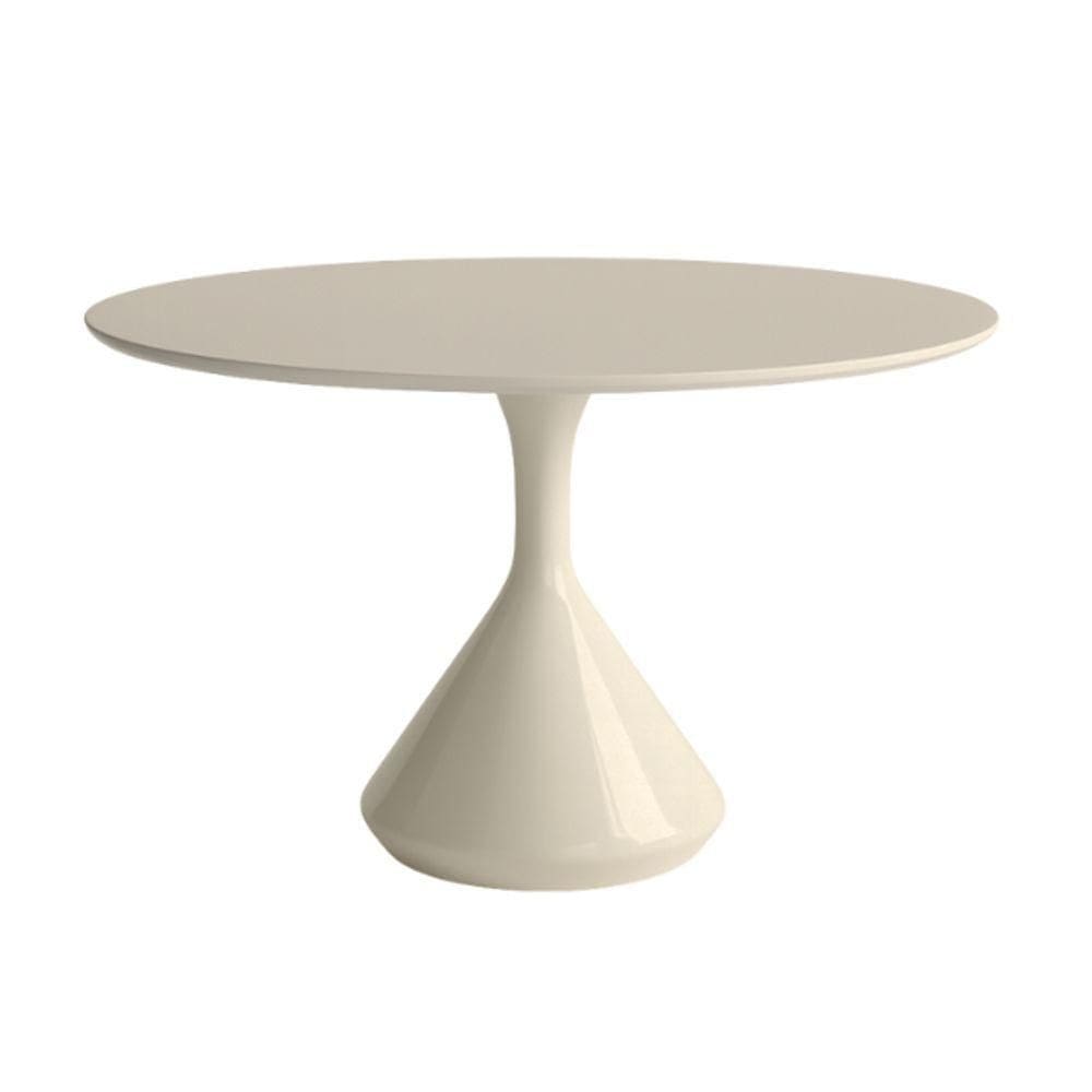 Mesa De Jantar Cone Lamp Redonda Laca - 120cm