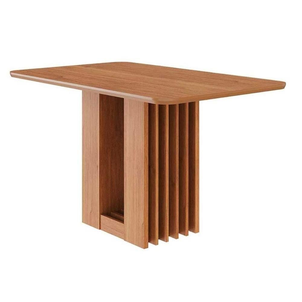 Mesa P- Cozinha Ariela C- Tampo Madeirado 130x80cm Cinamomo - Cimol