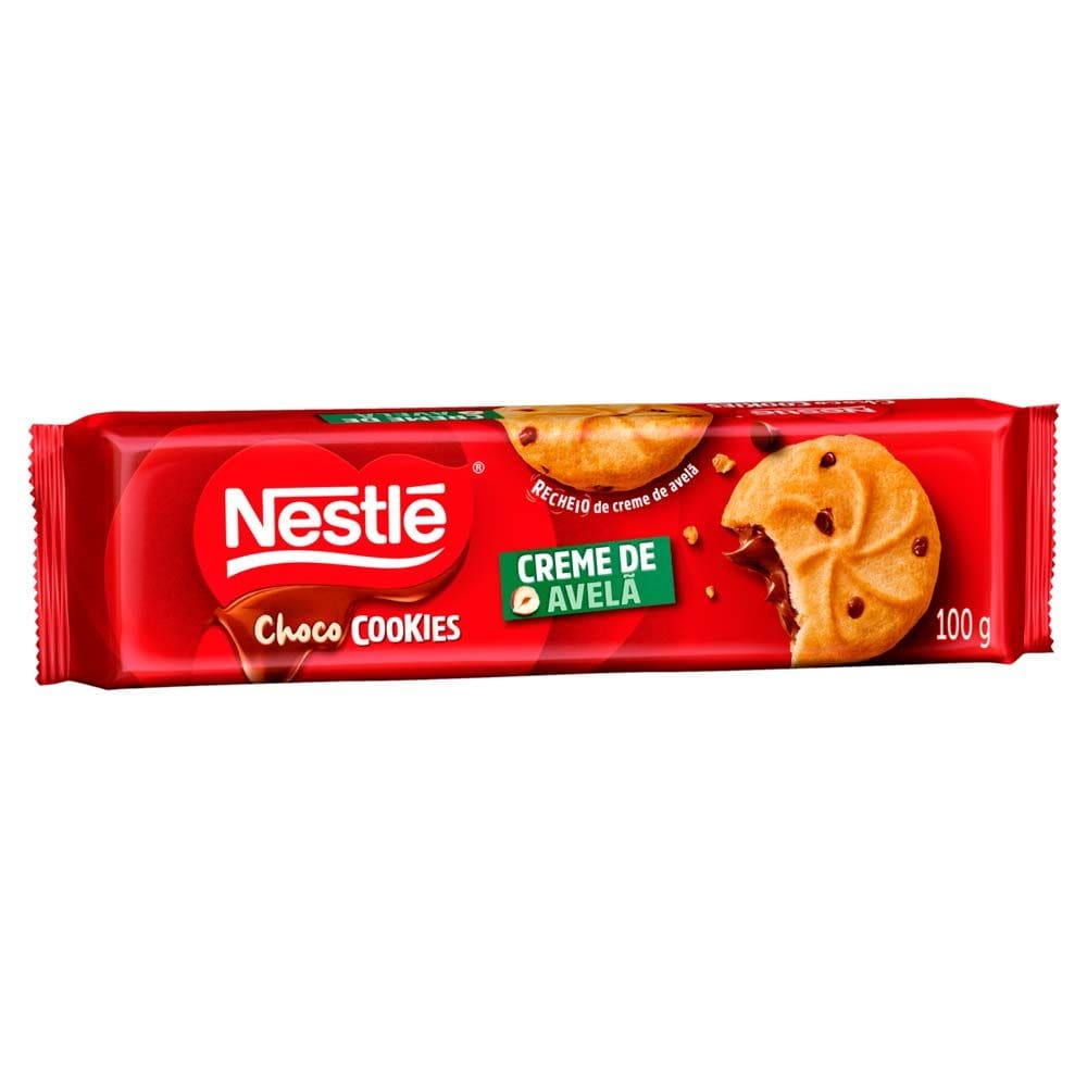 Choco Cookies Nestlé Creme de Avelã 100g