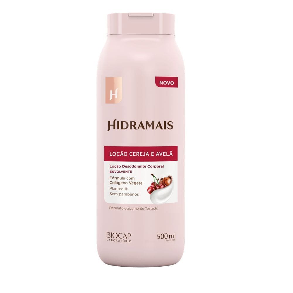 Loção Desodorante Corporal Hidramais Cereja e Avelã 500ml